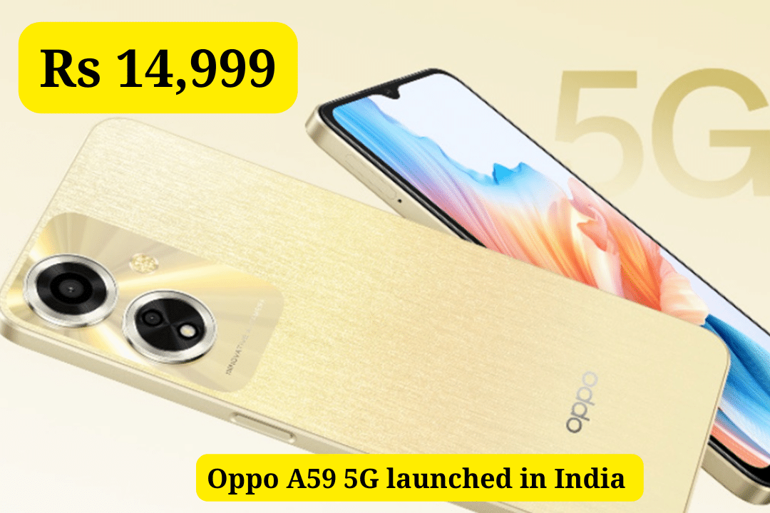 Oppo A59 5G launched in India Dec 25, 2023 Indian price starts at Rs 14,999